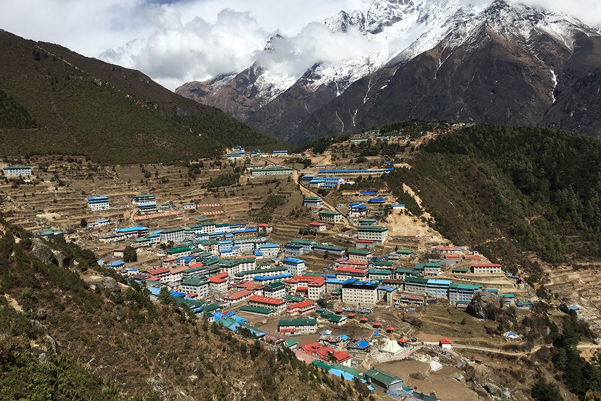 Namche-Bazaar-village-view-during-the-Everest-Base-Camp-Trek-in-Nepal