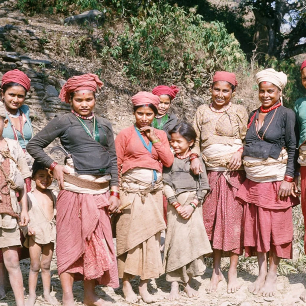 Bahun family lifestyle in rural hill region of Nepal traditional Brahmin community