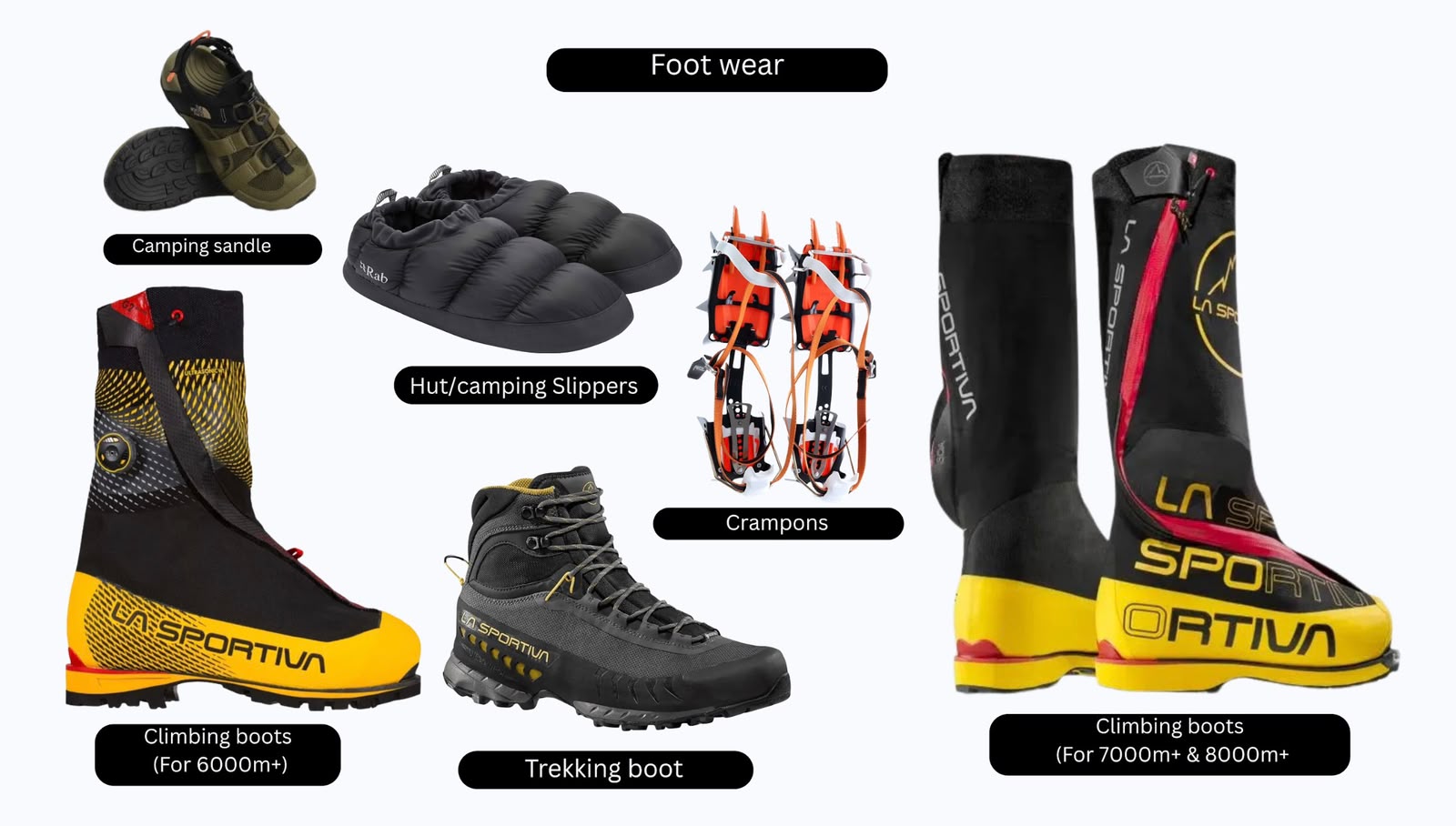 mountaineering-footwear-set-trekking-boots-climbing-boots-crampons-nepal