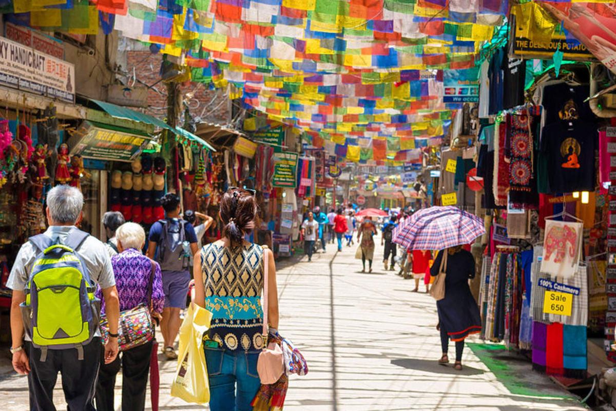 thamel-street-market-prayer-flags-kathmandu